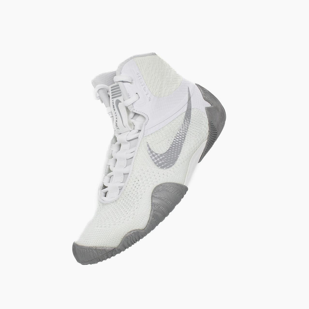 Ringerschuhe-Wrestling Nike Tawa Weiß-Silber