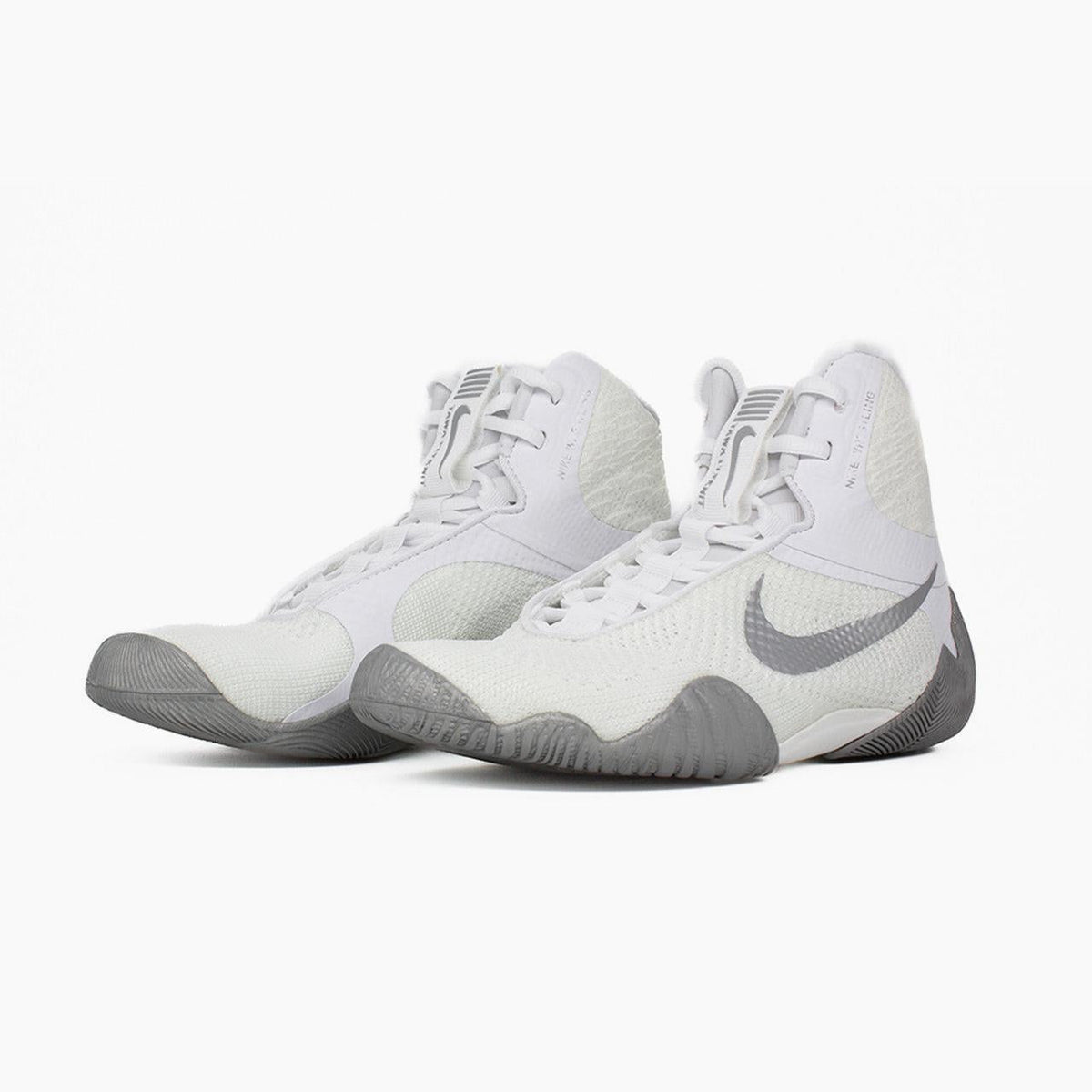 Ringerschuhe-Wrestling Nike Tawa Weiß-Silber