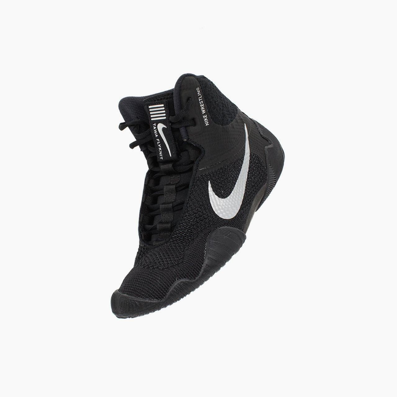 Ringerschuhe-Wrestling Nike Tawa Schwarz-Weiß