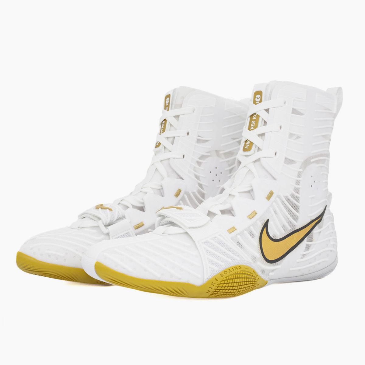 Boxschuhe Nike HyperKO 3 Weiß-Gold