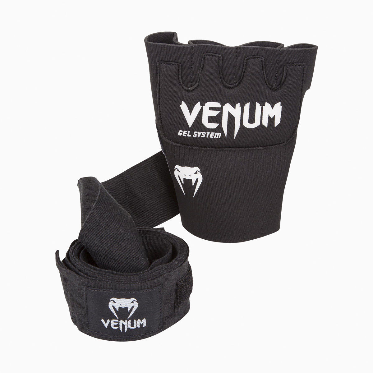 Innenhandschuhe in Gel Venum Kontact Quick Wraps Boxhandschuhe Schwarz