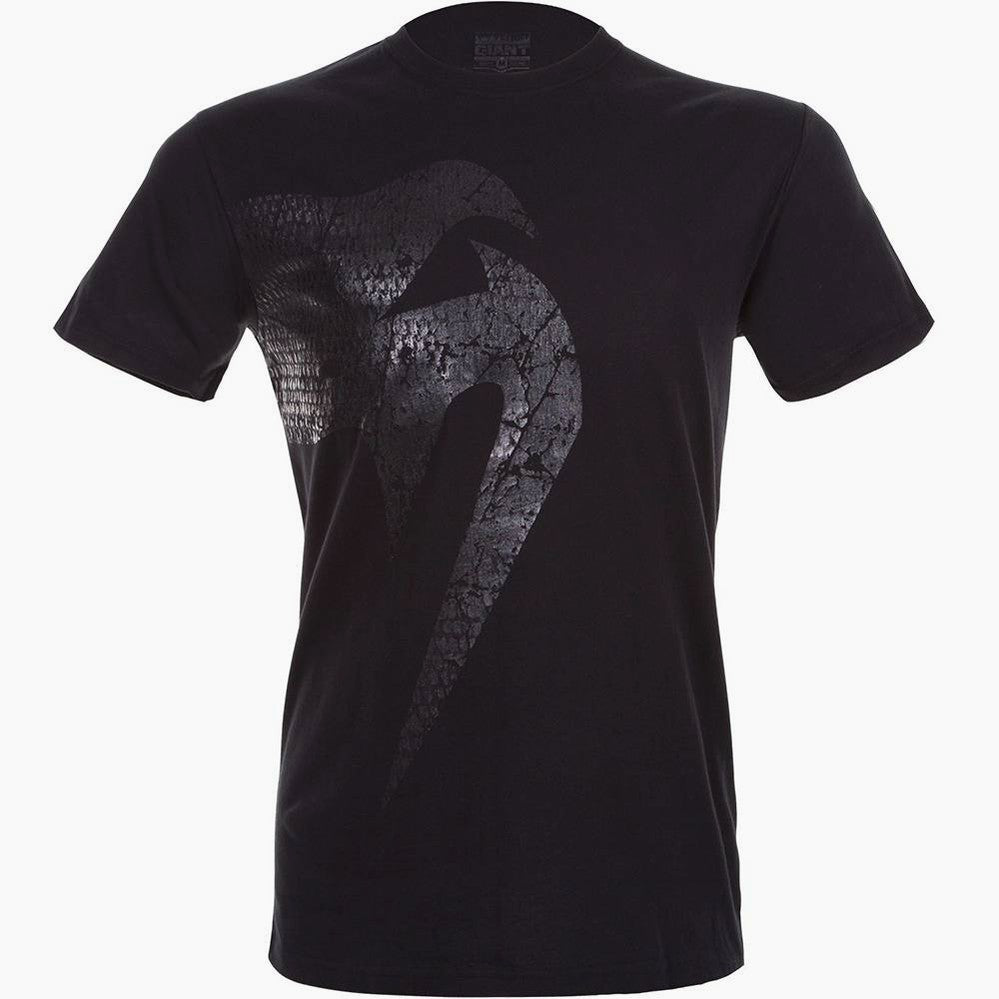 T-Shirt in Baumwolle Venum Giant Matt Schwarz