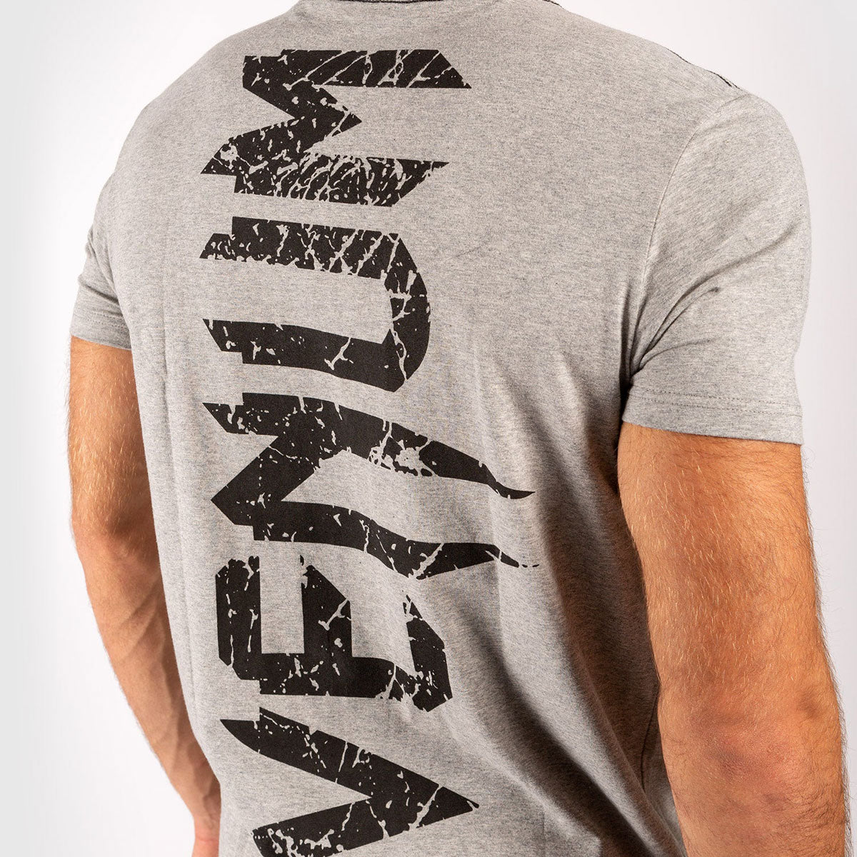 T-Shirt aus Baumwolle Venum Giant Grau-Schwarz