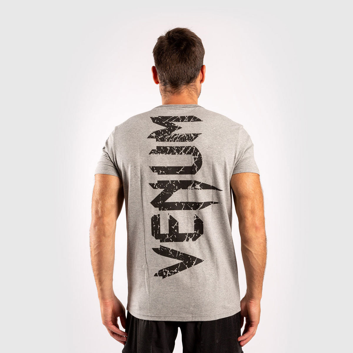 T-Shirt aus Baumwolle Venum Giant Grau-Schwarz
