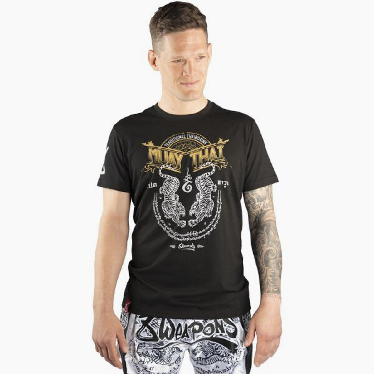 T-Shirt 8 Weapons Sak Yant Tigers