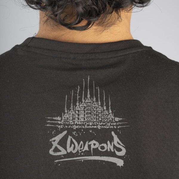T-Shirt 8 Weapons Yantra Schwarz