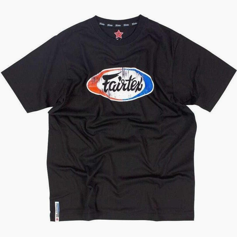 T-Shirt Fairtex Vintage TS4 Schwarz