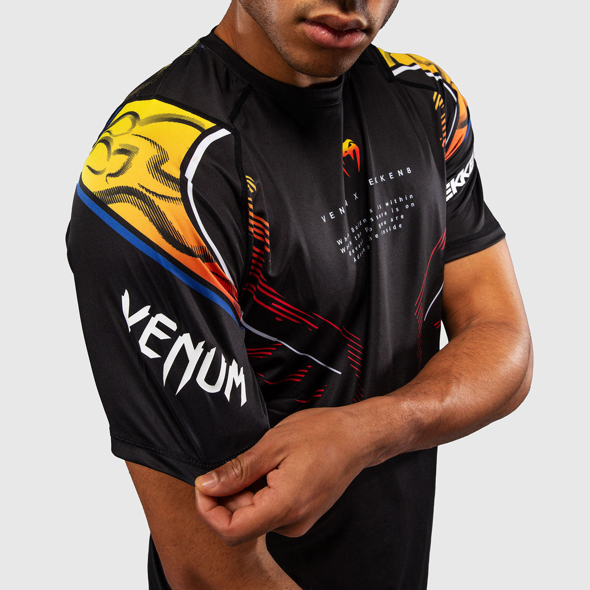 Venum Dry-Tech Tekken 8 Yoshimitsu Schwarz-orange