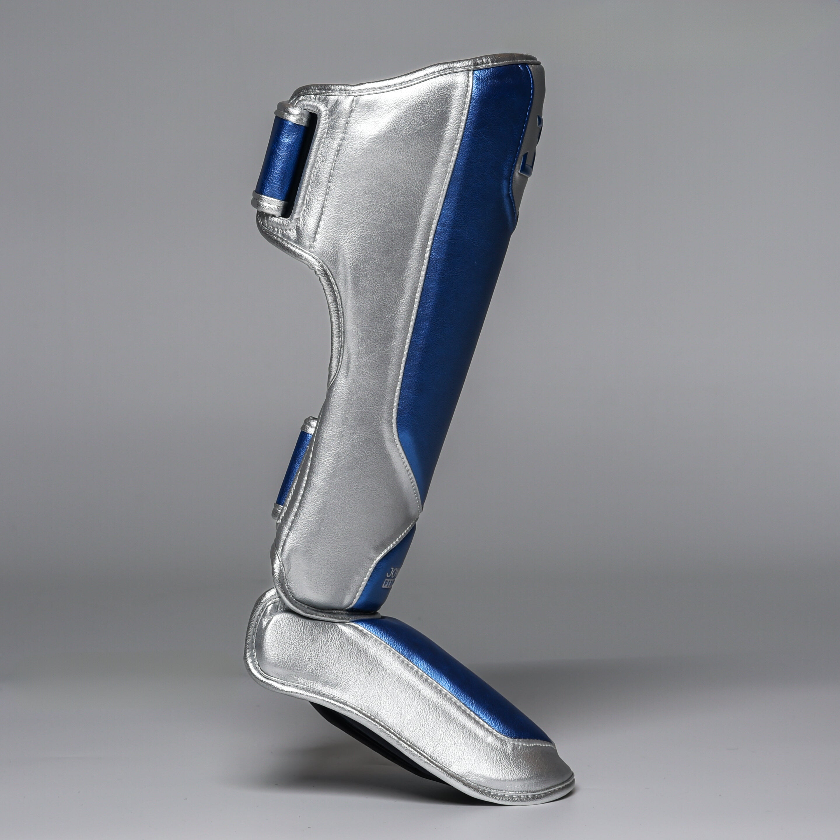 Joyagear Performance Shinguards Blue/Silver