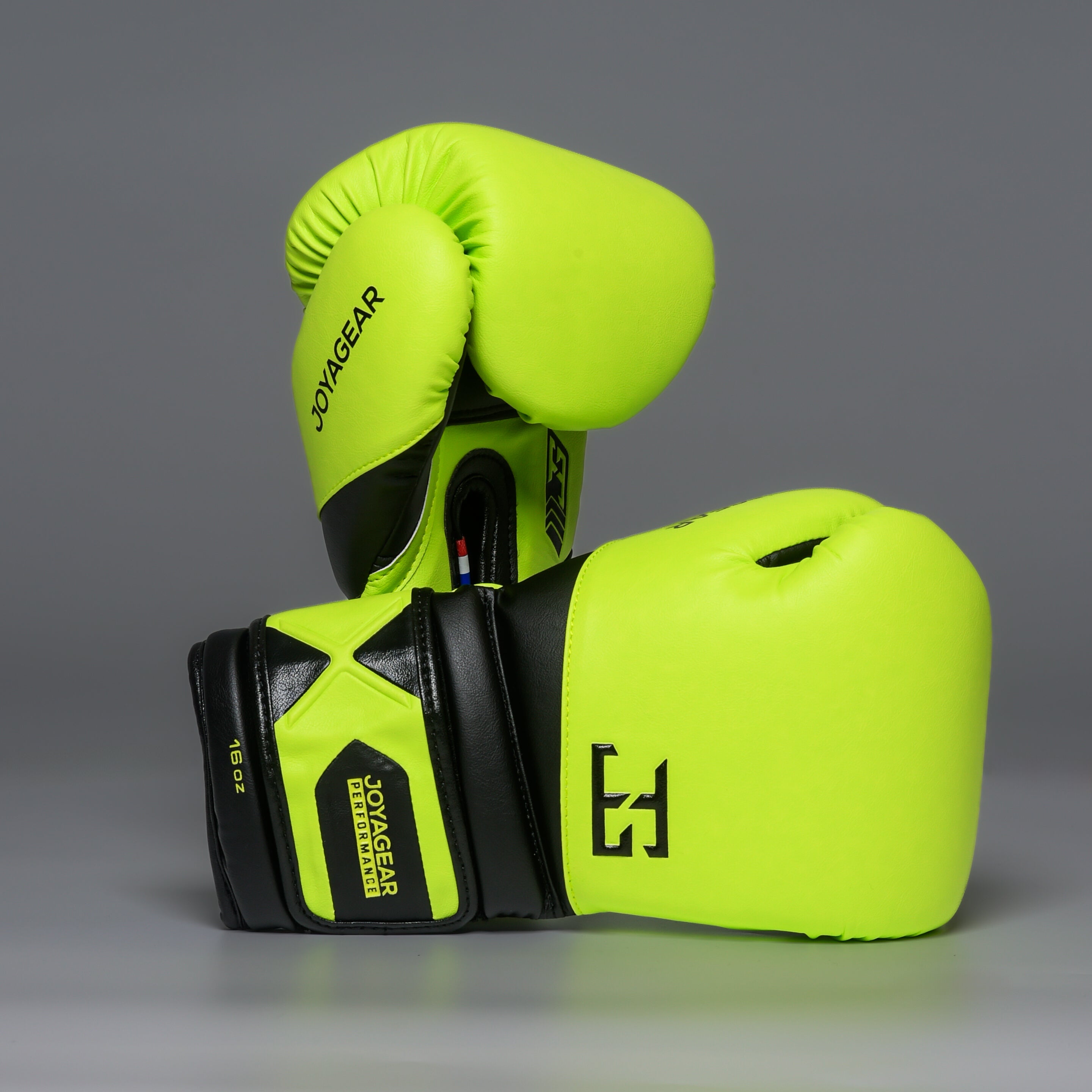 Joyagear Performance V2 Boxing Gloves Black/Lime