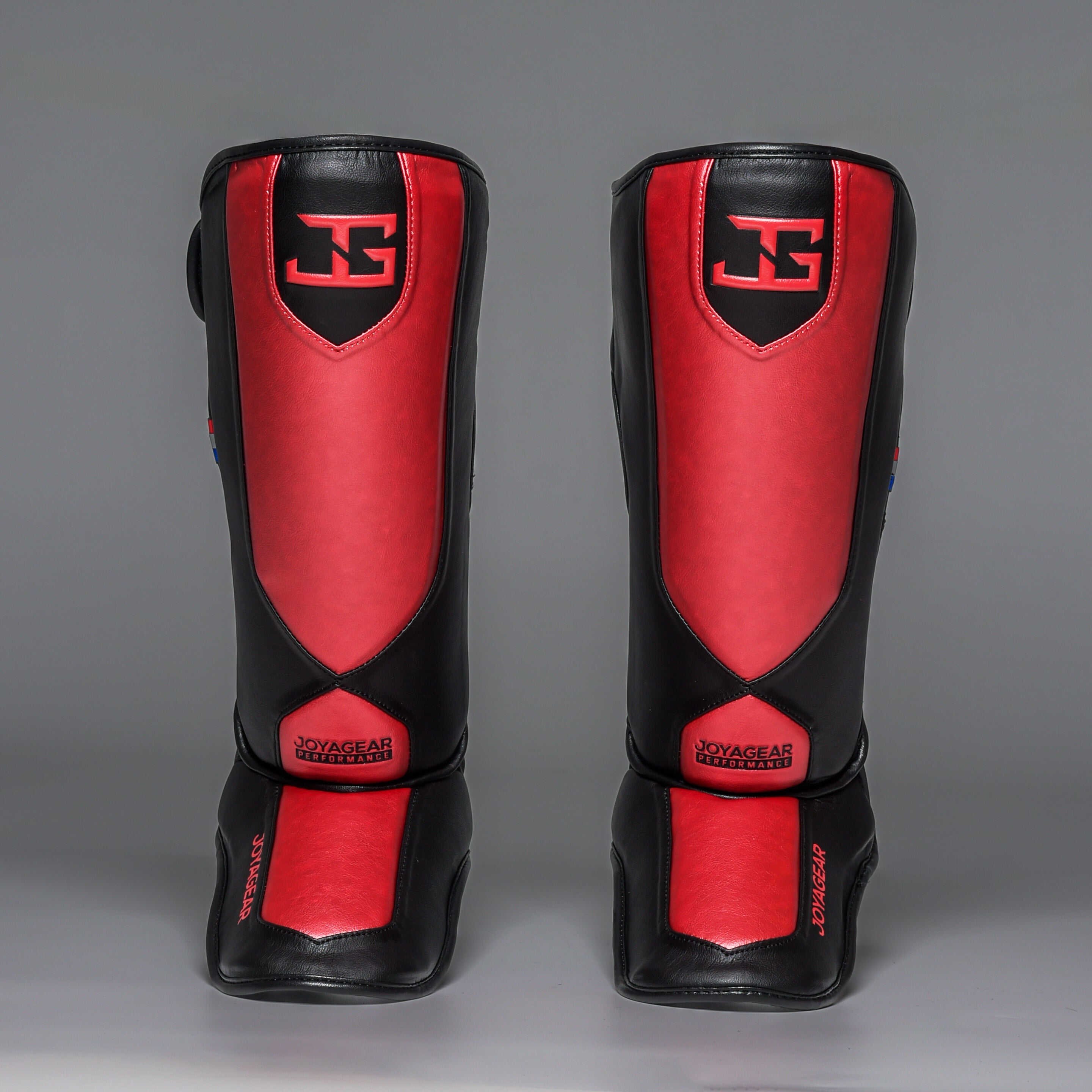 Joyagear Performance Shinguards Black/Red