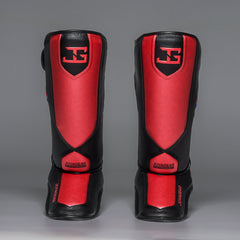 Joyagear Performance Shinguards Black/Red