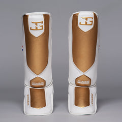 Joyagear Performance Shinguards White/Gold