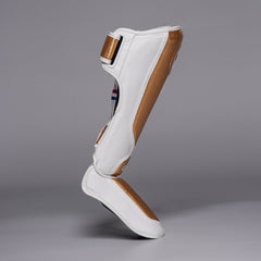Joyagear Performance Shinguards White/Gold