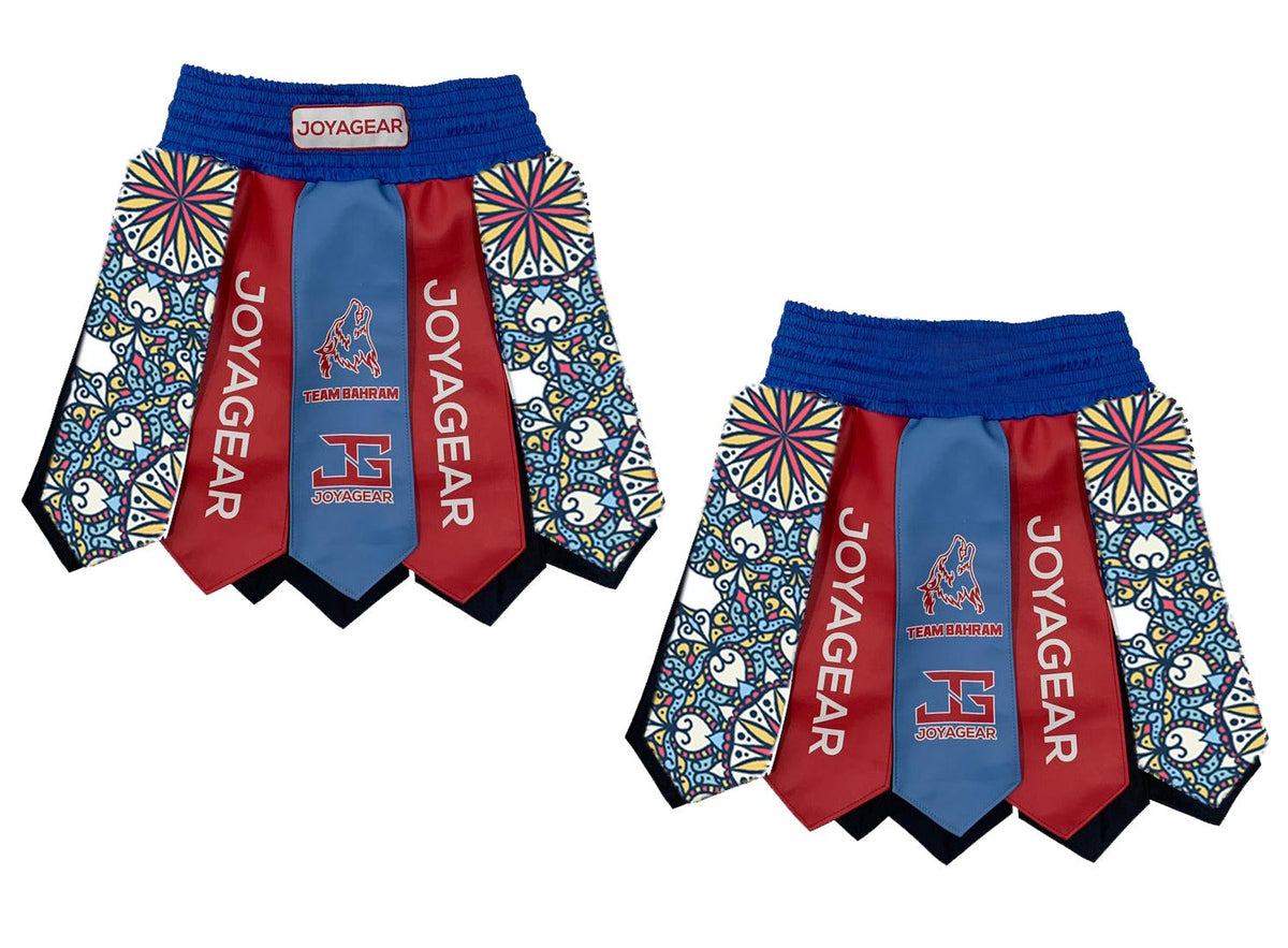 Joyagear Golden Wolf Gladiator Shorts Blue