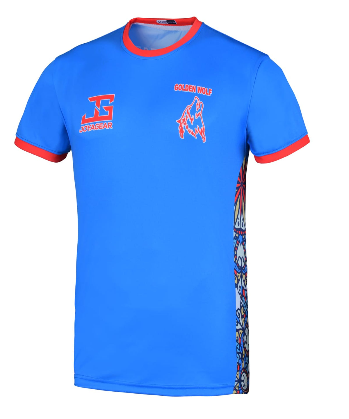 THE JOYAGEAR GOLDEN WOLF SHIRT Blue