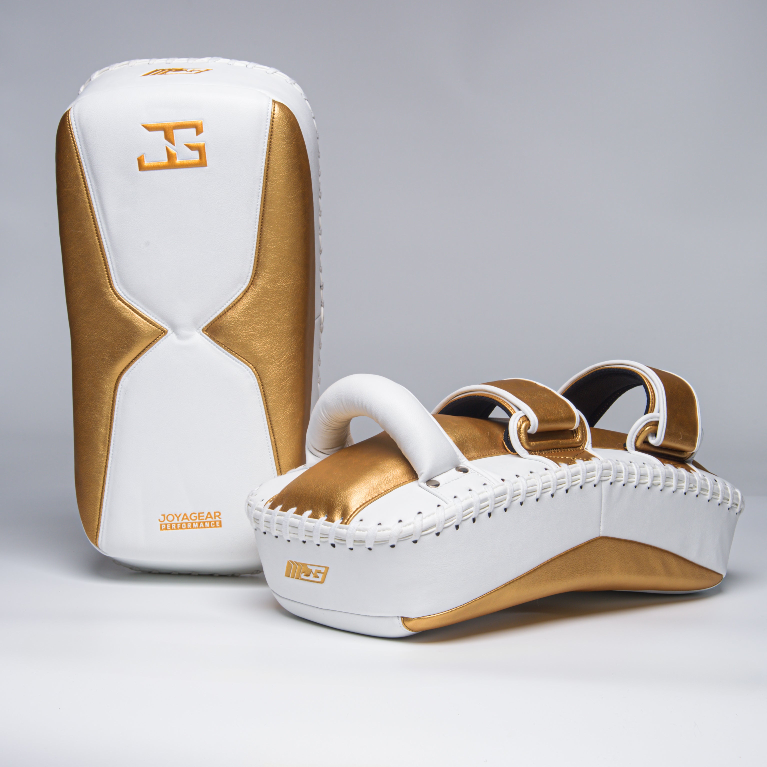 Joyagear Performance Thai Pads White/Gold