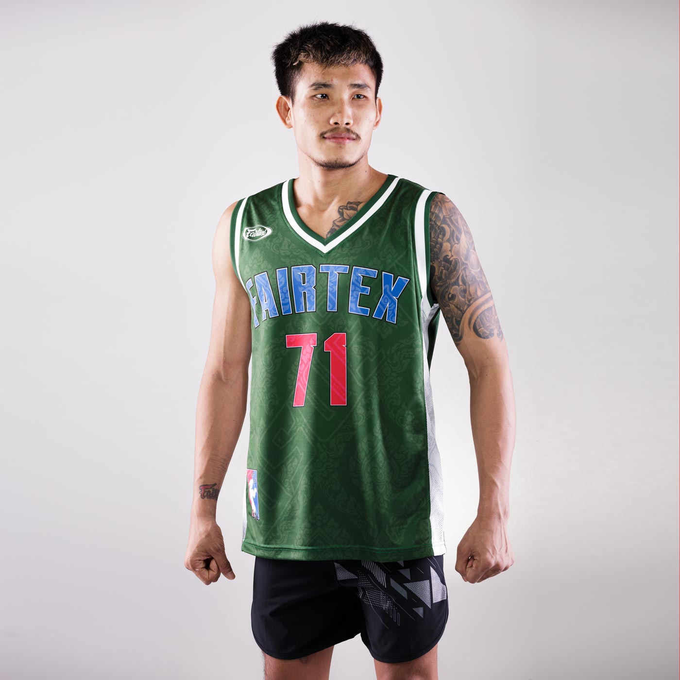 Fairtex Tanktop NBA-Trikot JS19 Grün