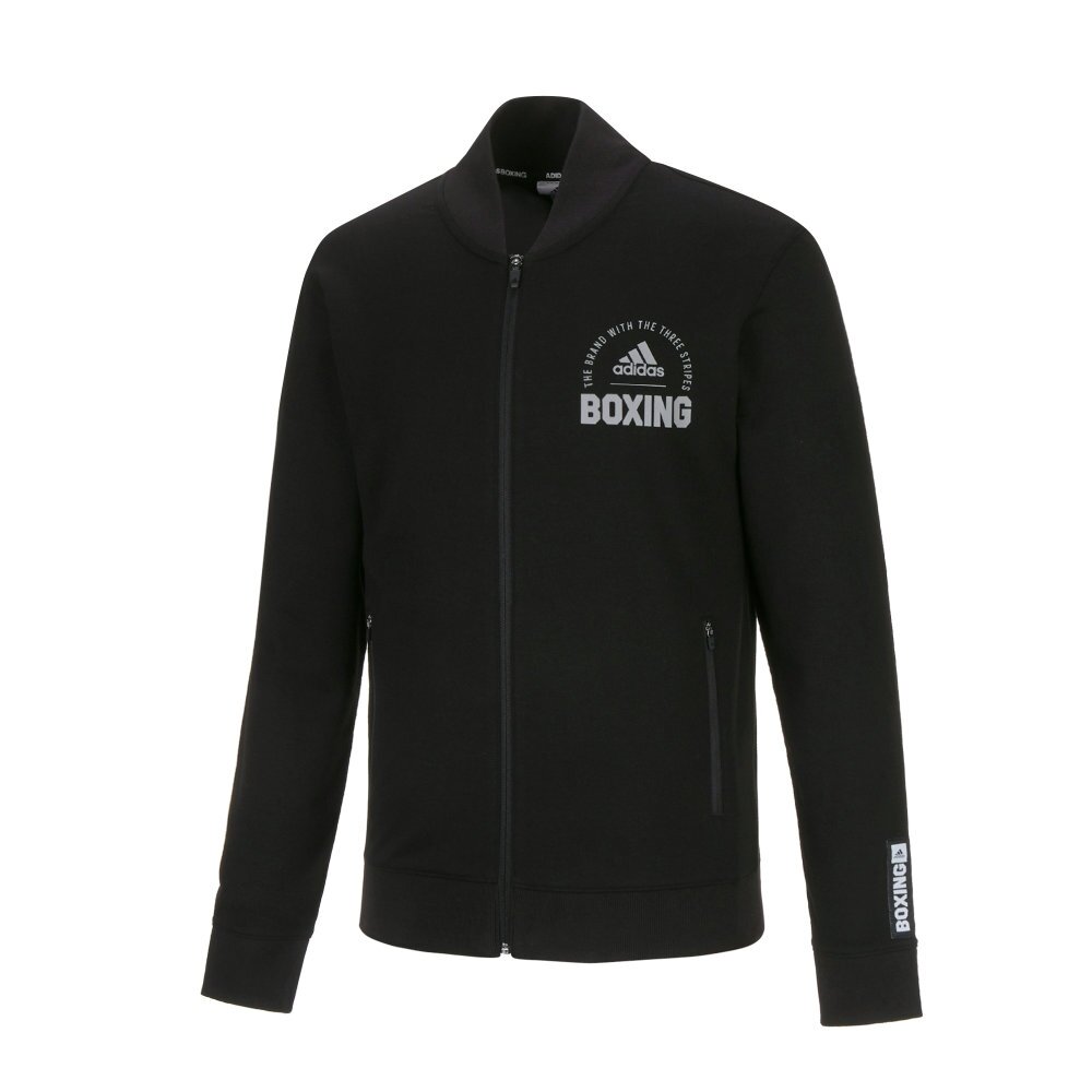 adidas BOXWEAR TRAD Bomber Style Lite Jacket black/grey