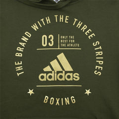 adidas Community Hoody BOXING green/gold