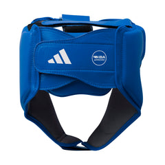 adidas IBA Boxing Head Guard blue