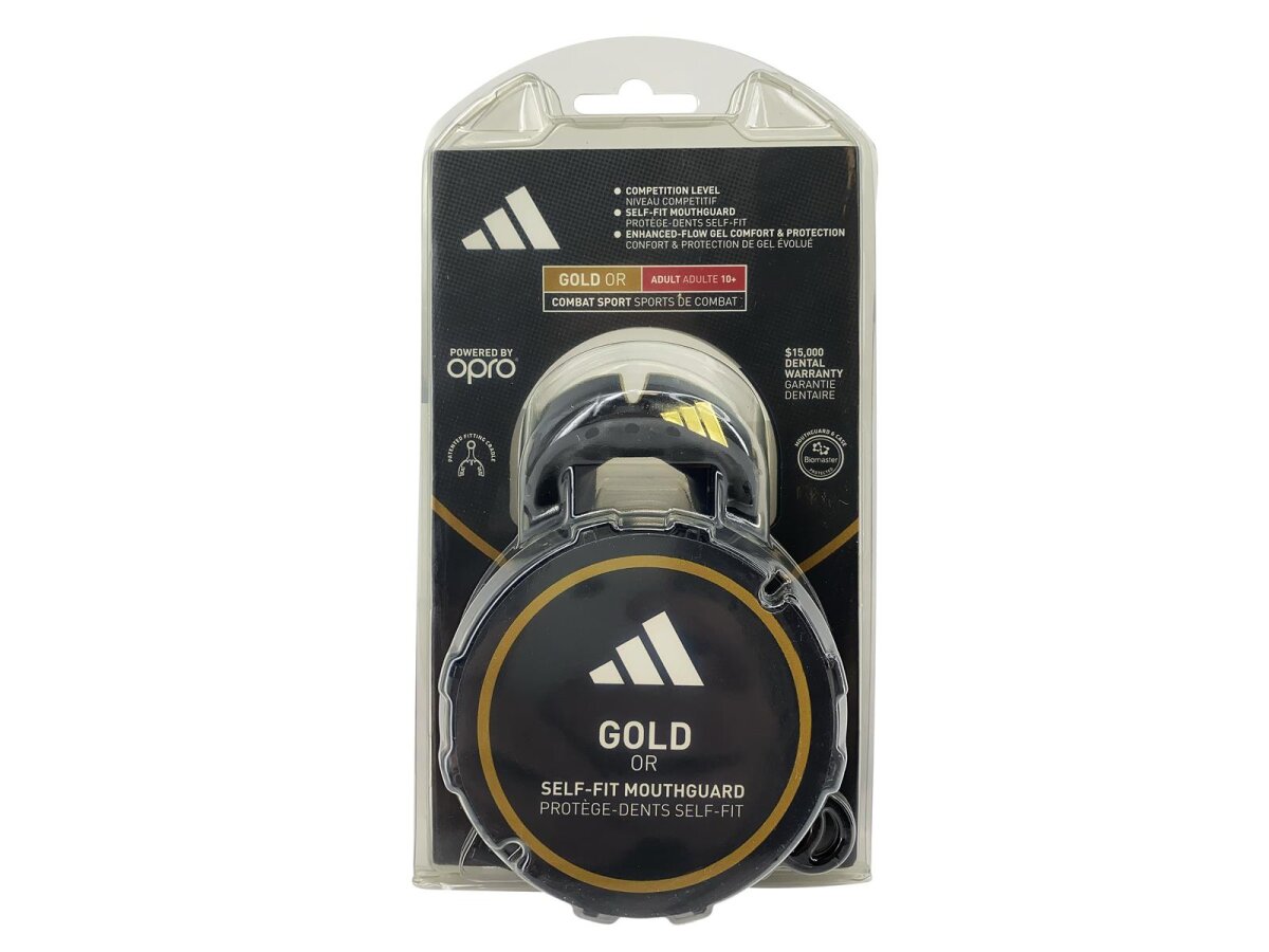 adidas Mundschutz OPRO Gen4 Gold-Edition Schwarz Senior