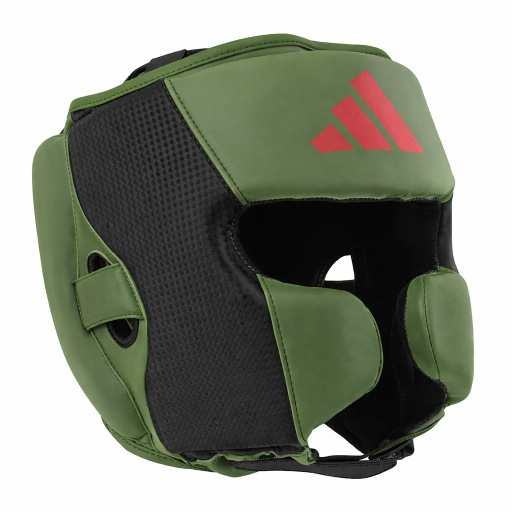 adidas Power 50 Head Gear orbit green/red