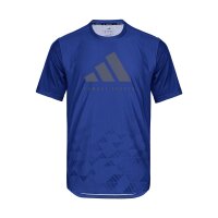 adidas Tech Line Men´s T-Shirt COMBAT SPORTS dark blue/blue
