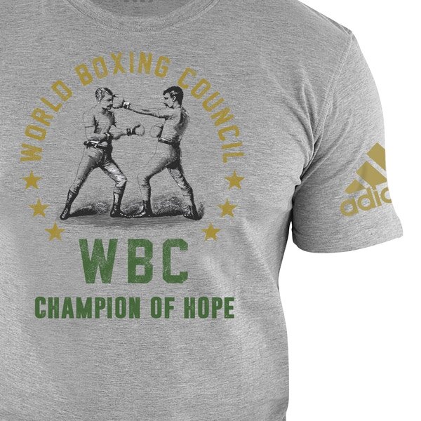 adidas WBC T-Shirt Champ of Hope - grey XS