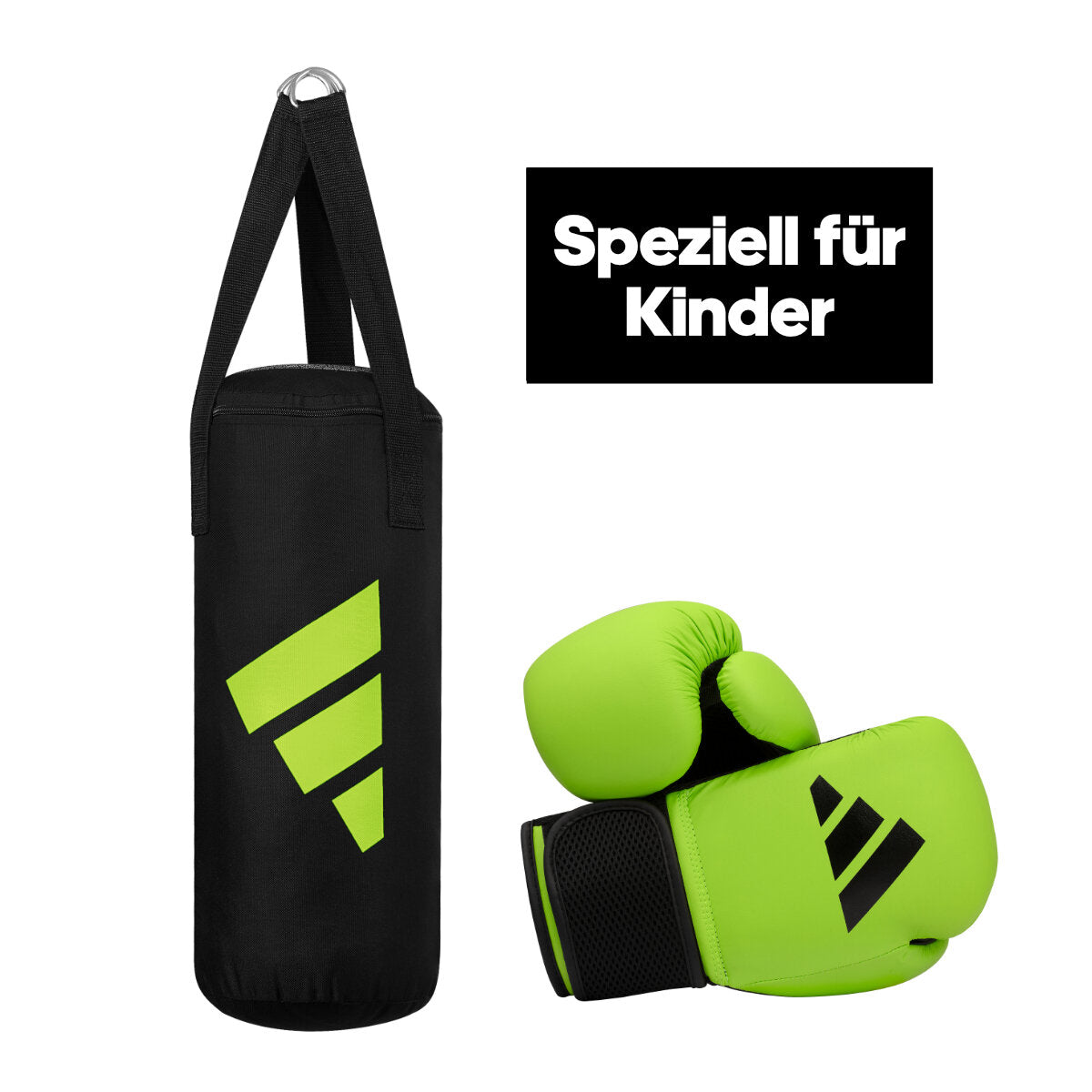 adidas Youth Boxing Kit 03 green/black 8oz