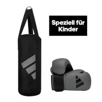 adidas Youth Boxing Kit 03 grey/black 8oz