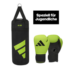 adidas Youth Boxing Kit 04 green/black 10oz