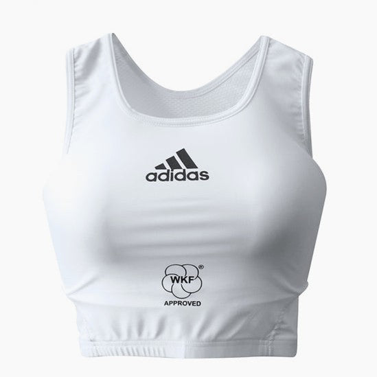 Brustschutz Adidas Weiß WKF Homologiert