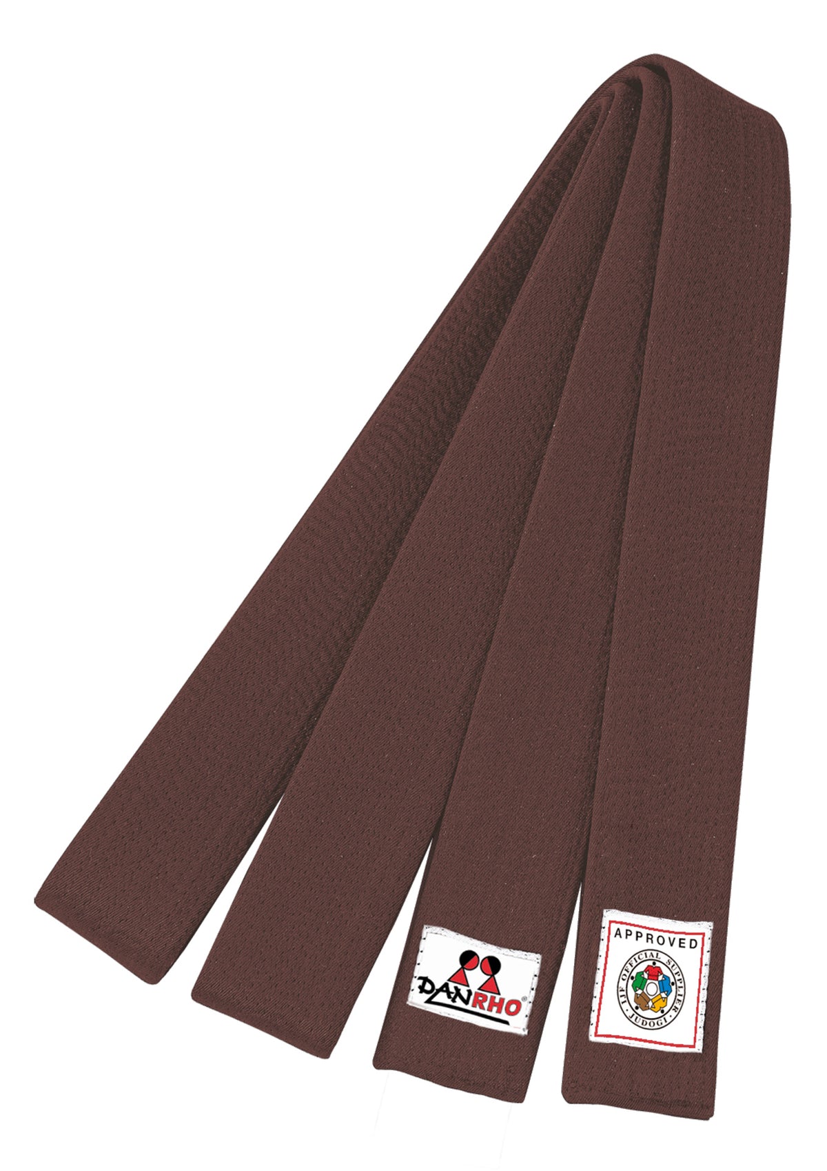 DANRHO Judo belt brown - IJF rec.