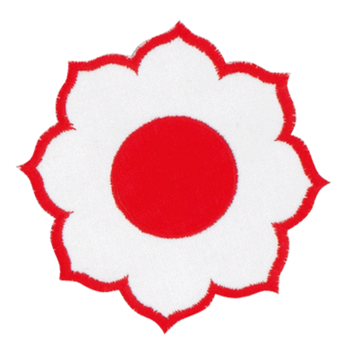DANRHO Stickabzeichen Blüte groß