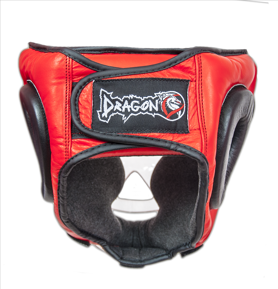 Dragon 11750-L Ledermaske Boxen - Kickboxen - Muay Thai und MMA Helm