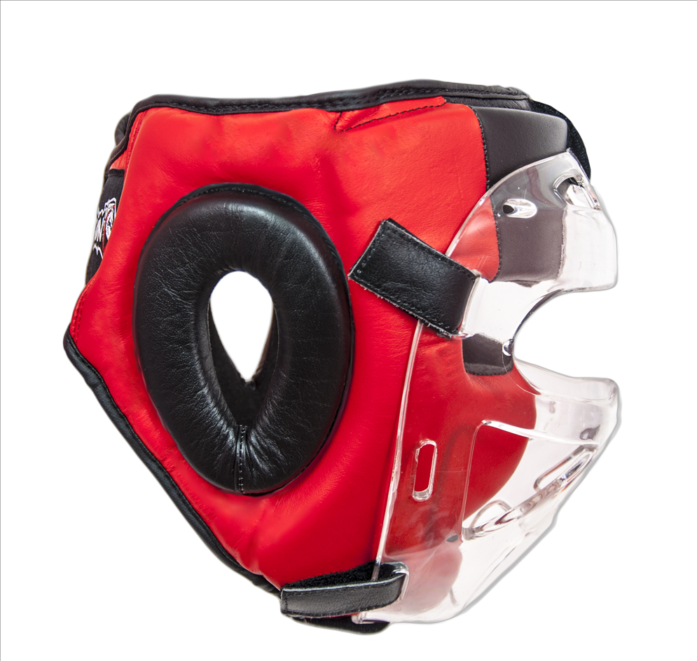 Dragon 11750-L Ledermaske Boxen - Kickboxen - Muay Thai und MMA Helm