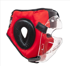 Dragon 11750-L Ledermaske Boxen - Kickboxen - Muay Thai und MMA Helm