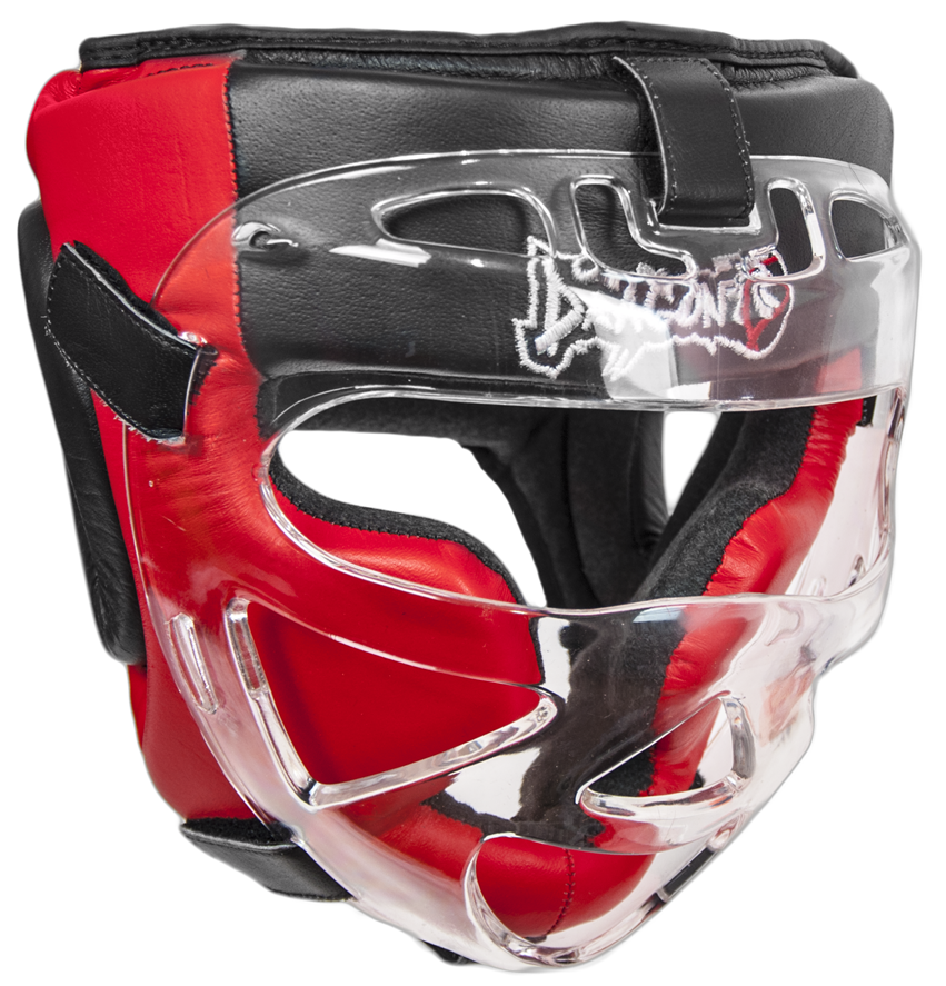 Dragon 11750-L Ledermaske Boxen - Kickboxen - Muay Thai und MMA Helm