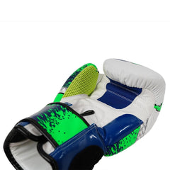 DragonDo 30278-L Cool Lime Echtes Leder Boxen, Kick Boxen Handschuhe