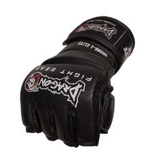 DragonDo 30299-L Elite MMA Handschuhe Echtes Leder Free Fighting Handschuhe