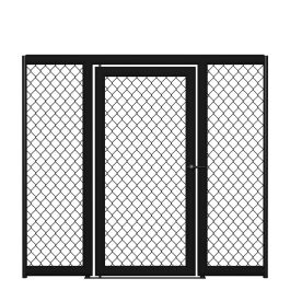 Element, Panel mit Türe für MMA Käfig