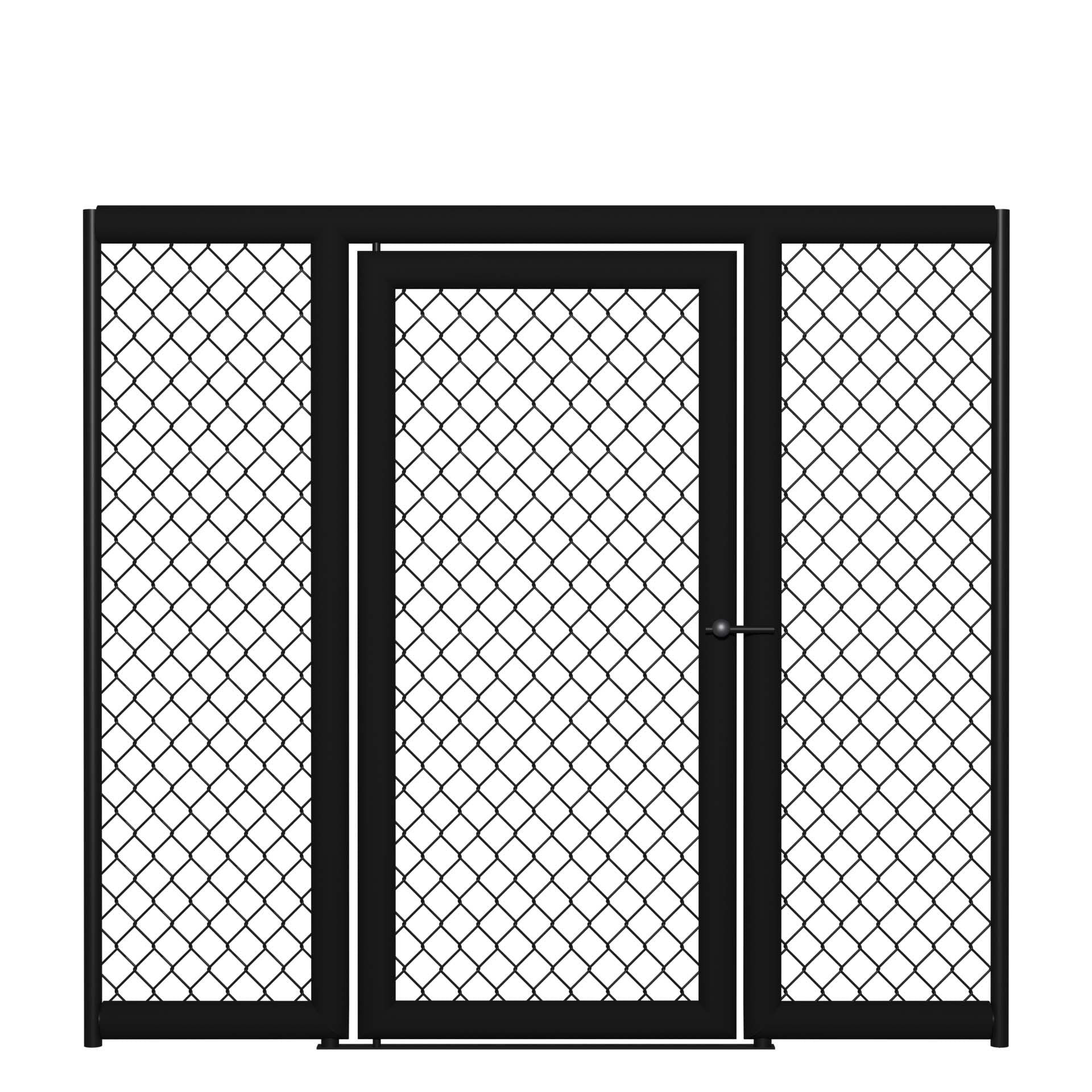 Element, Panel mit Türe für MMA Käfig