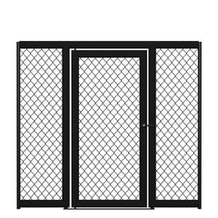 Element, Panel mit Türe für MMA Käfig
