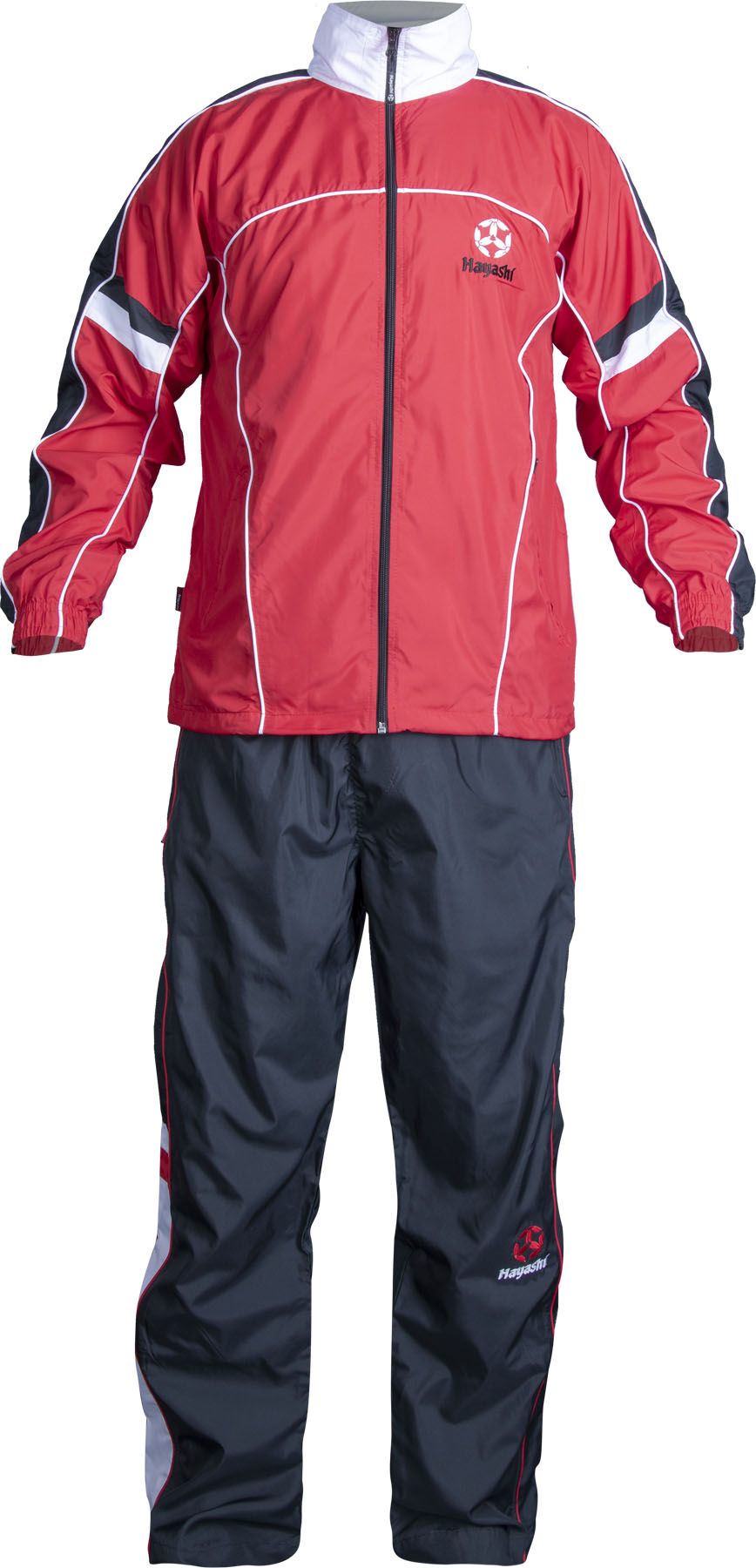 Trainingsanzug mit schwarzer Trainingshose