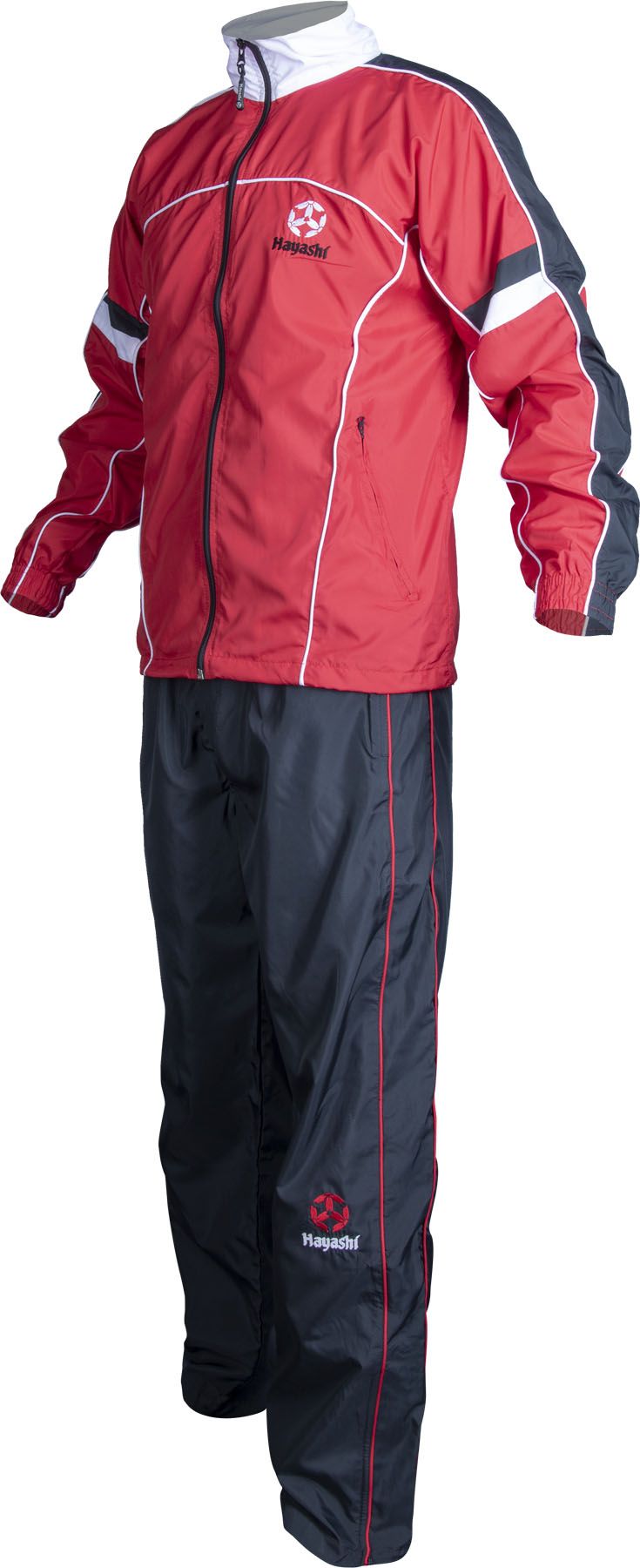 Trainingsanzug mit schwarzer Trainingshose