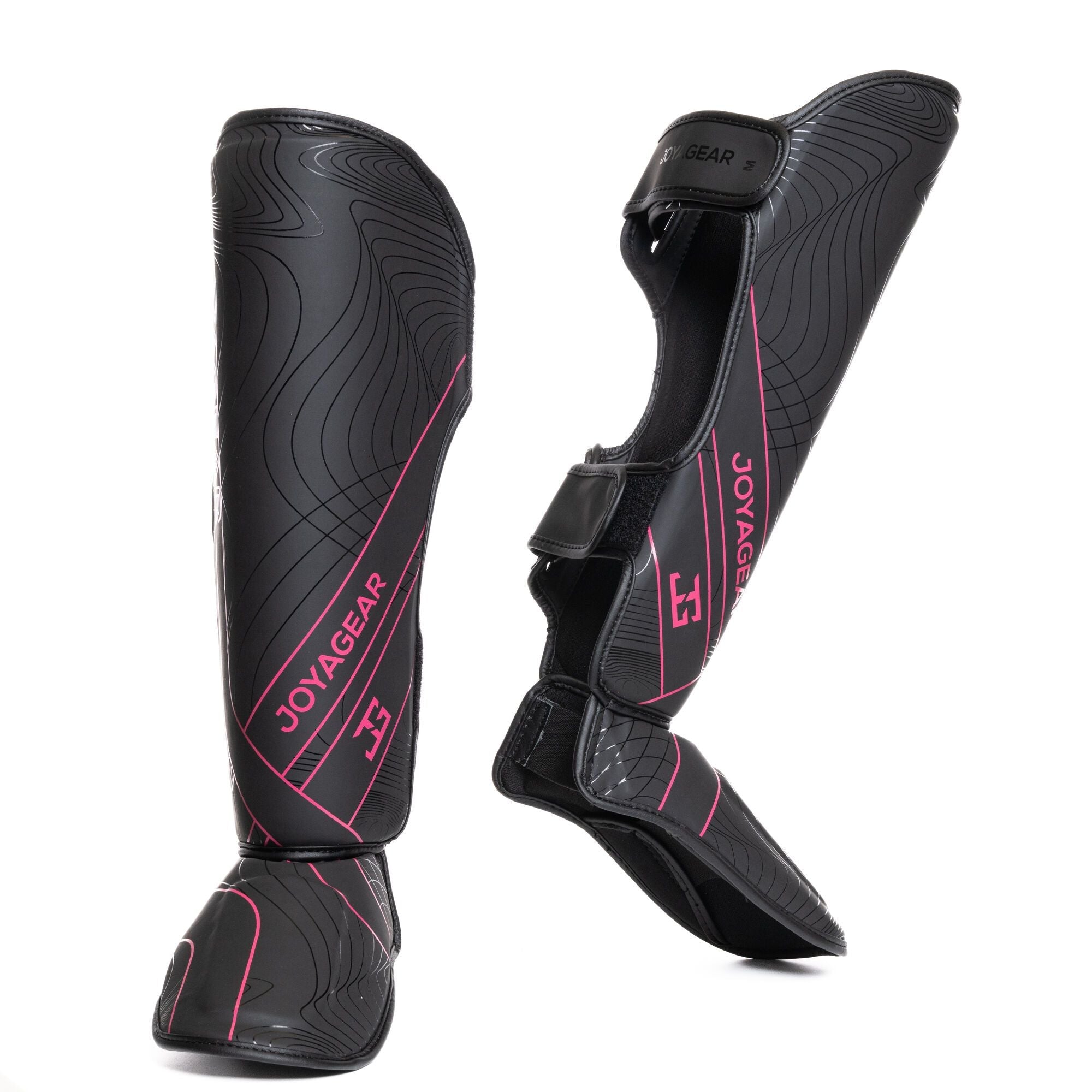 Joya ESSENTIAL Shinguards - Black/Pink
