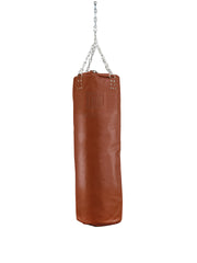 Boxsack Leder braun 120 cm ungefüllt