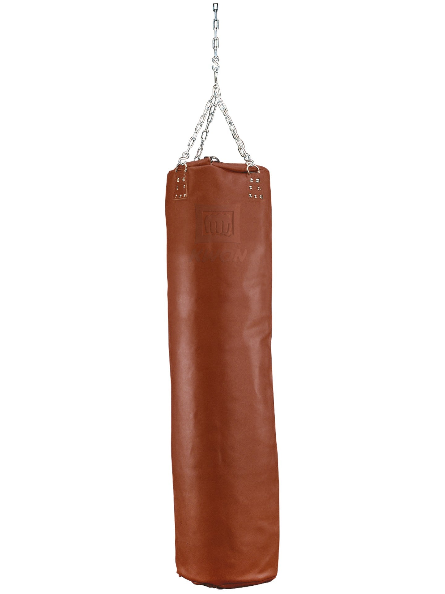 Boxsack Leder braun 150 cm ungefüllt