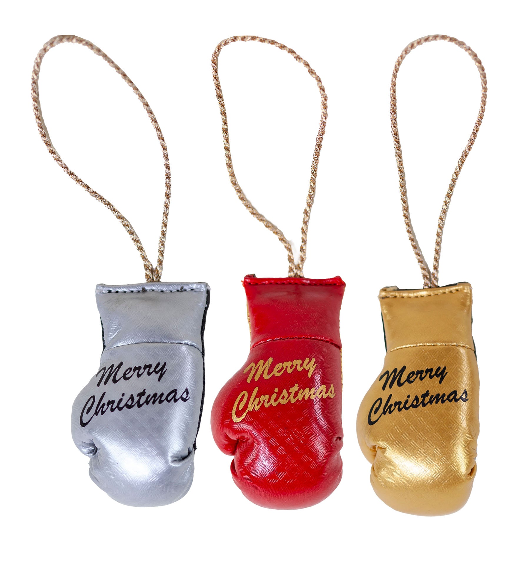 Mini boxing gloves Merry Christmas